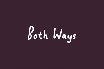 Both Ways Free Font