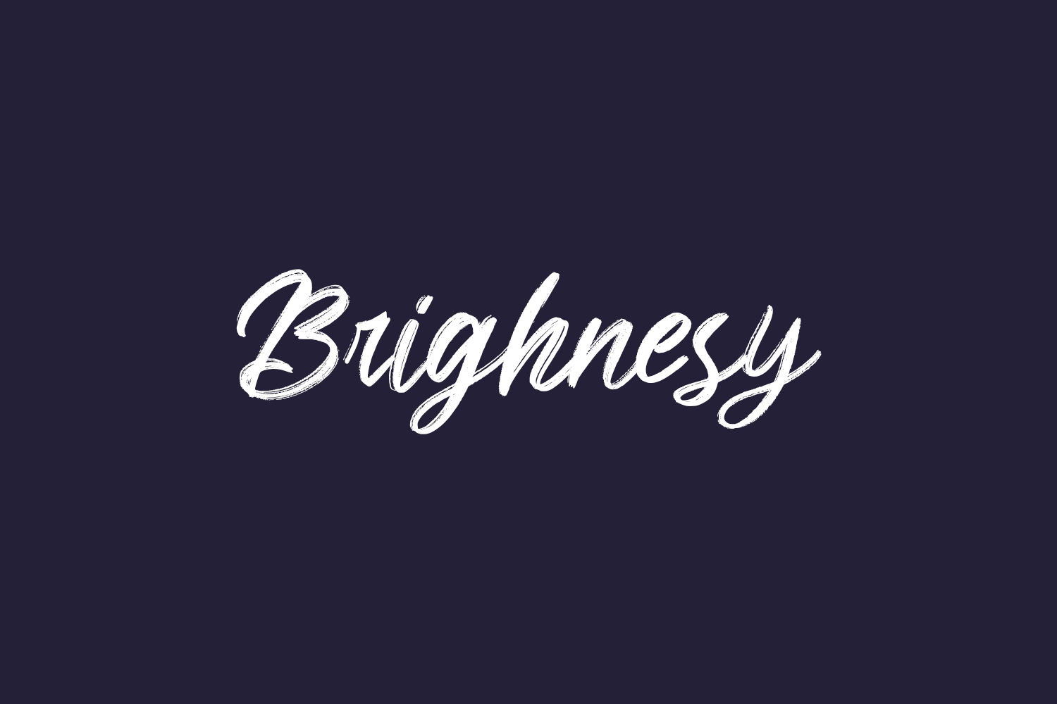 Brighnesy Free Font