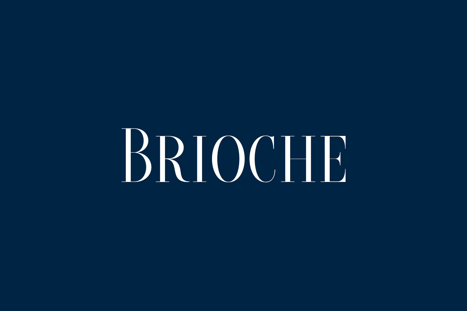 Brioche Free Font