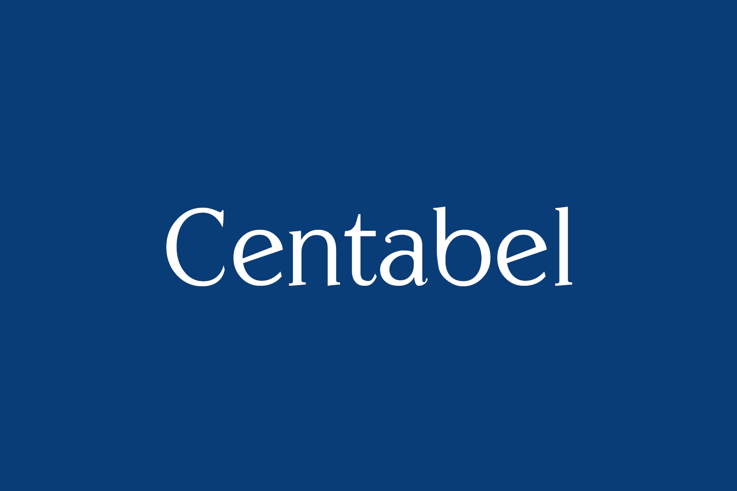 Centabel Free Font