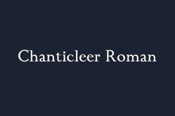 Chanticleer Roman Free Font