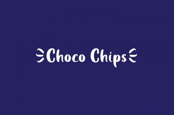 Choco Chips Free Font
