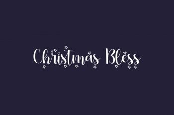 Christmas Bless Free Font