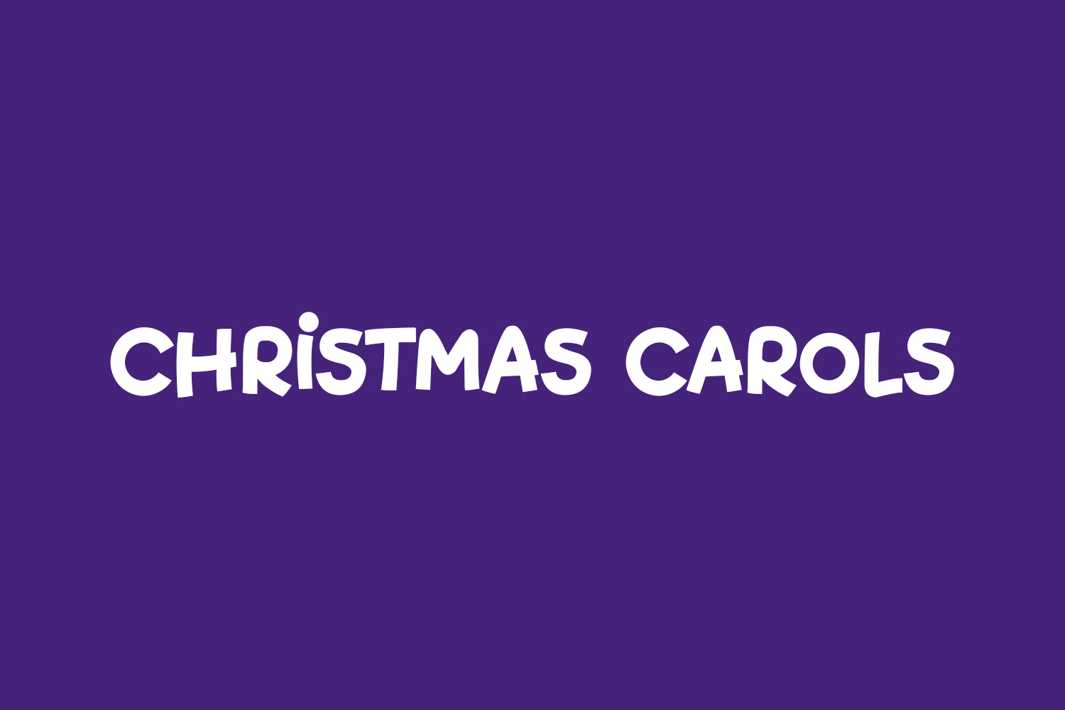 Christmas Carols Free Font