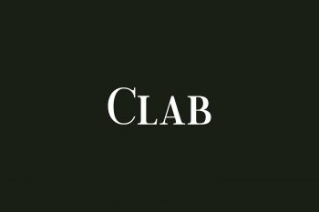 Clab Free Font