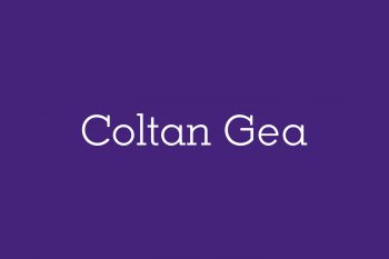 Coltan Gea Free Font