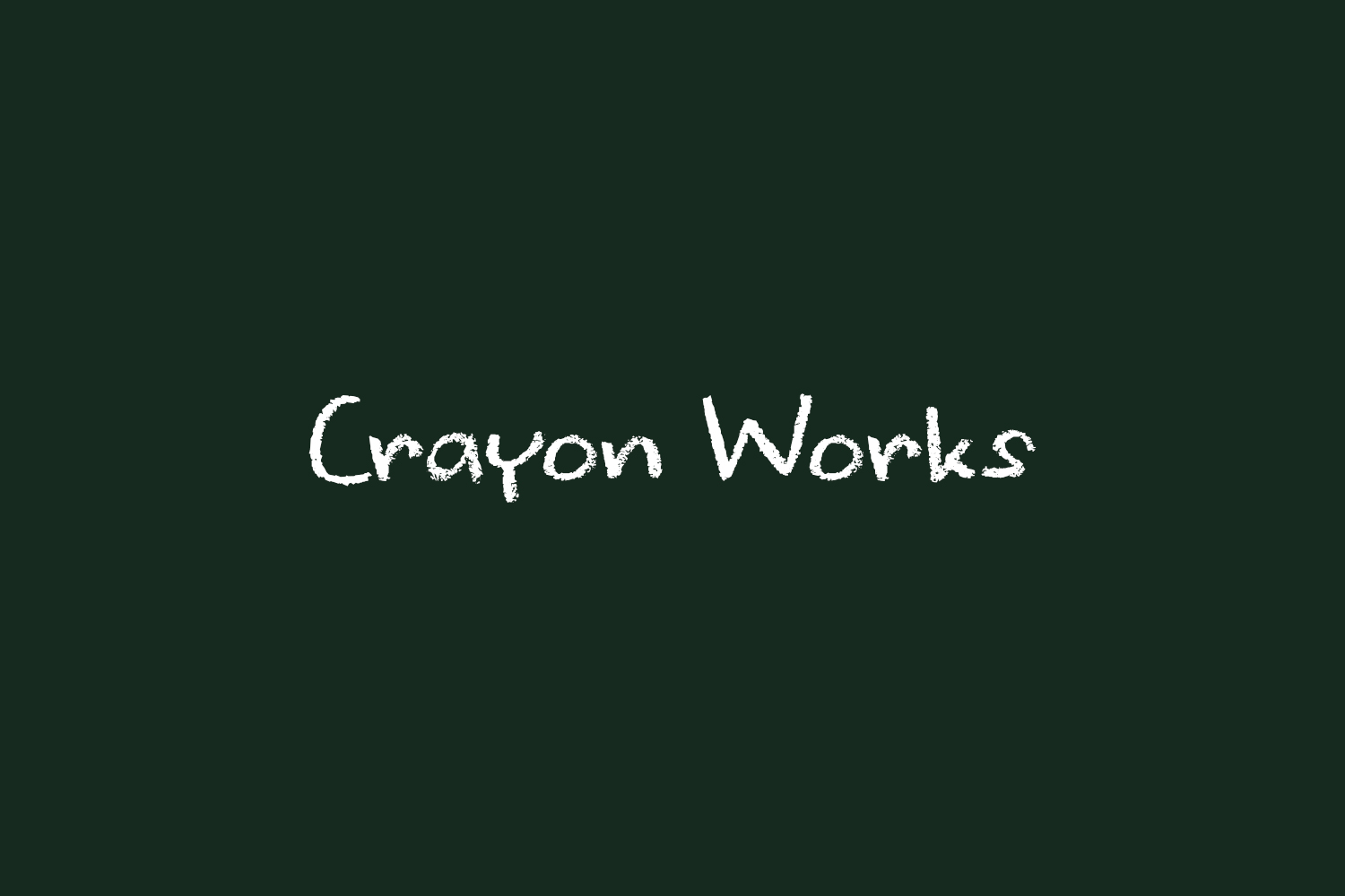 Crayon Works Free Font