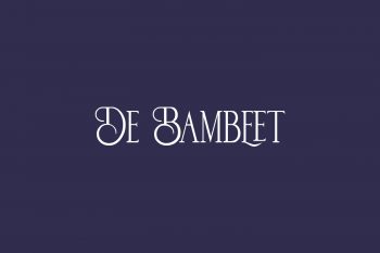 De Bambeet Free Font