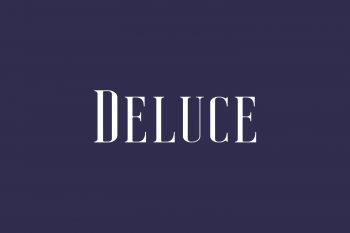 Deluce Free Font
