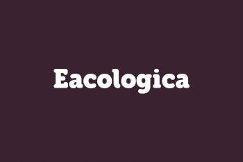 Eacologica Free Font