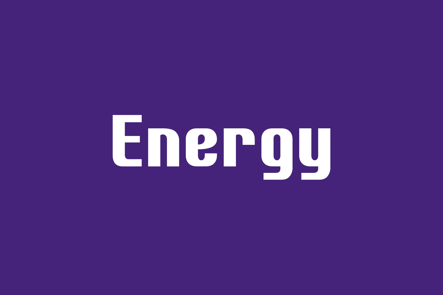Energy Free Font