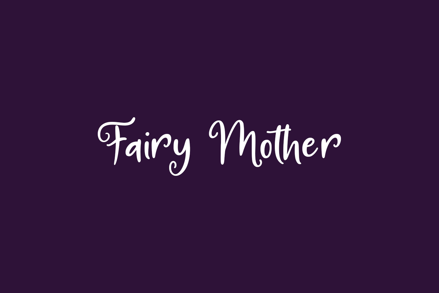 Fairy Mother Free Font