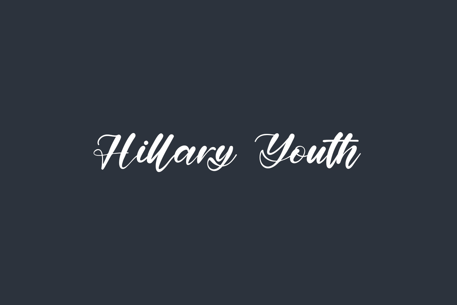 Hillary Youth Free Font