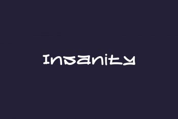 Insanity Free Font