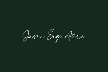 Jason Signature Free Font