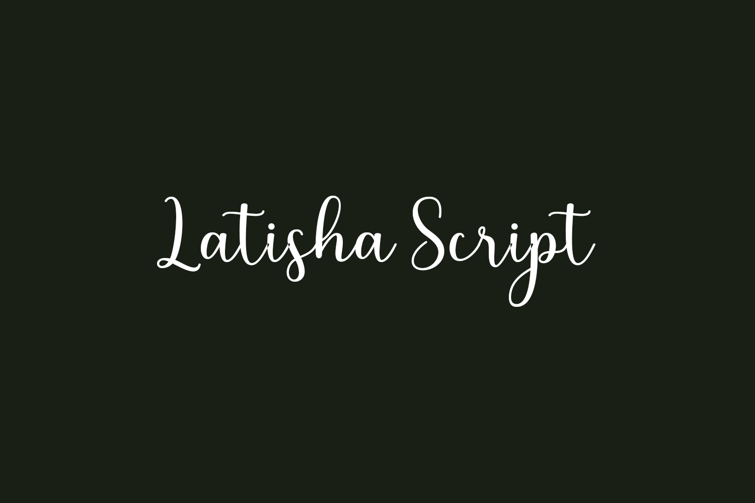 Latisha Script Free Font