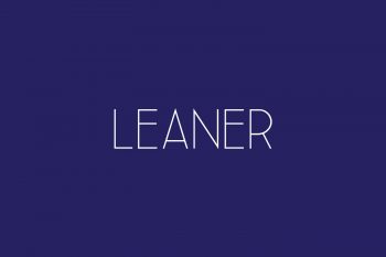 Leaner Free Font