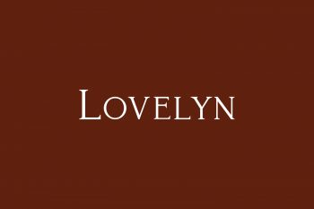 Lovelyn Free Font