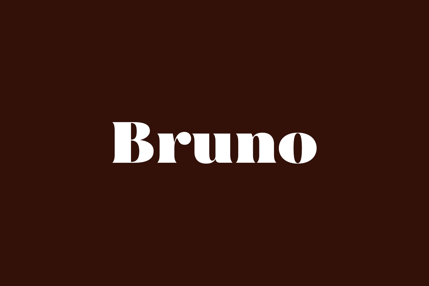 Bruno Free Font