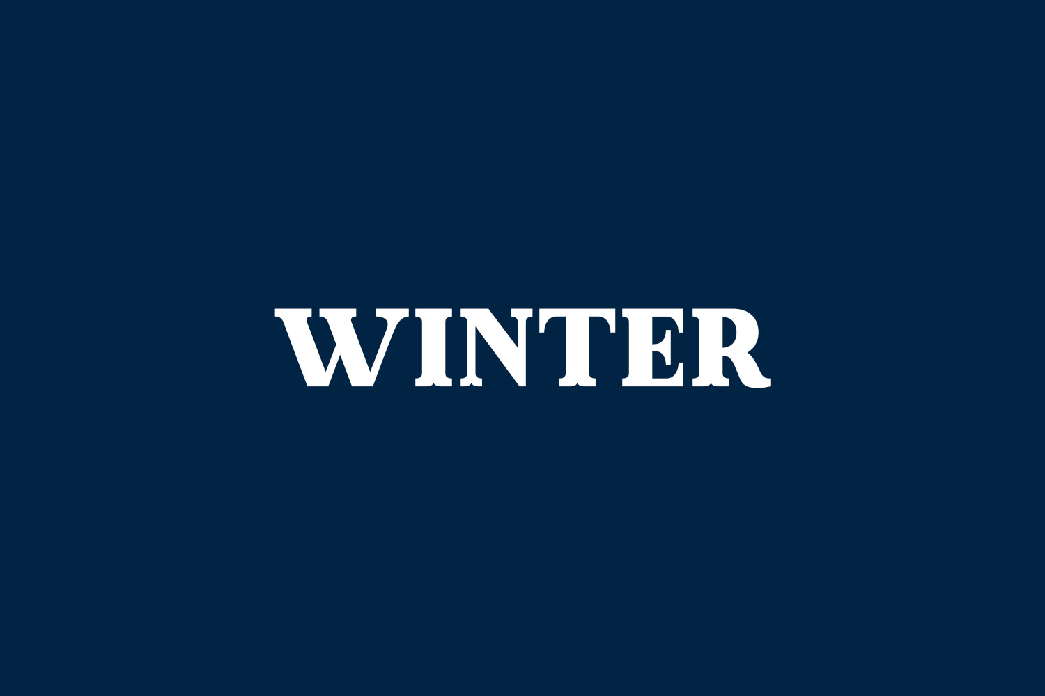 Winter Free Font