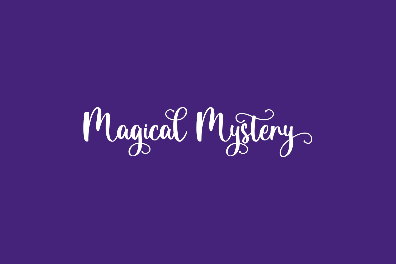 Magical Mystery Free Font