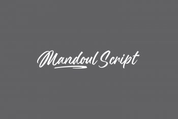 Mandoul Script Free Font