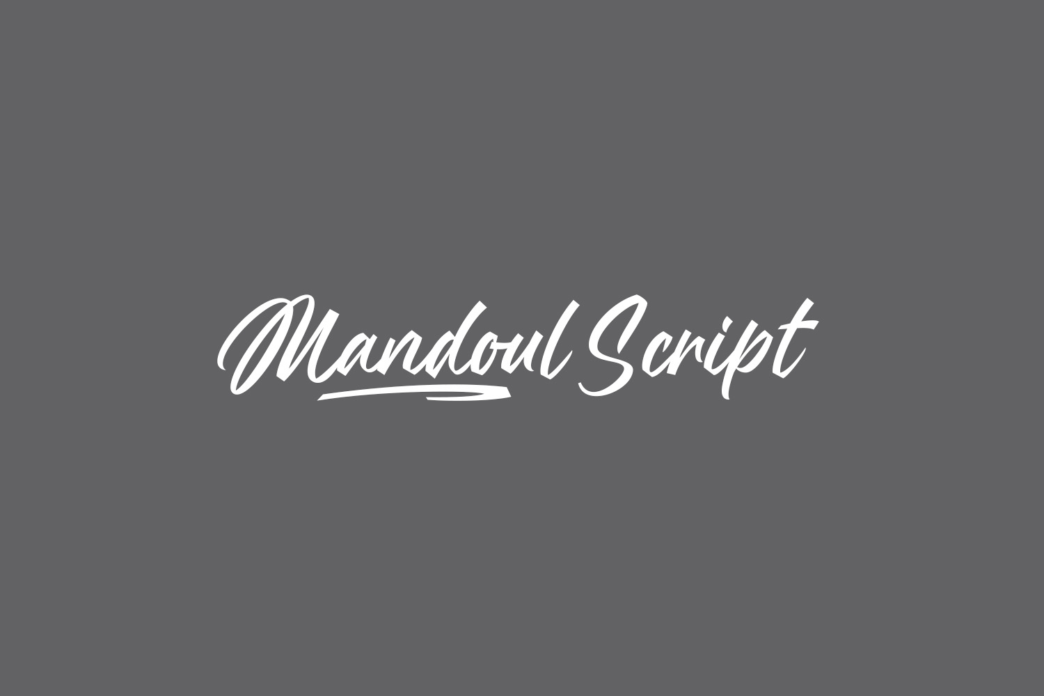 Mandoul Script Free Font