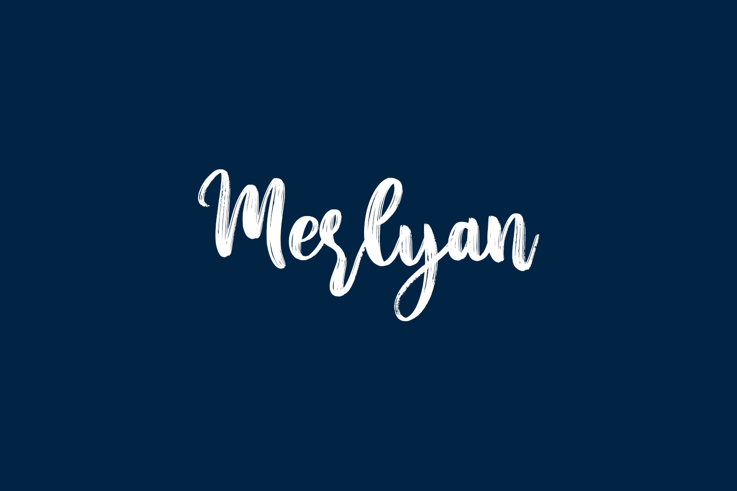 Merlyan Free Font