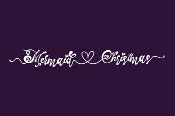 Mermaid Christmas Free Font