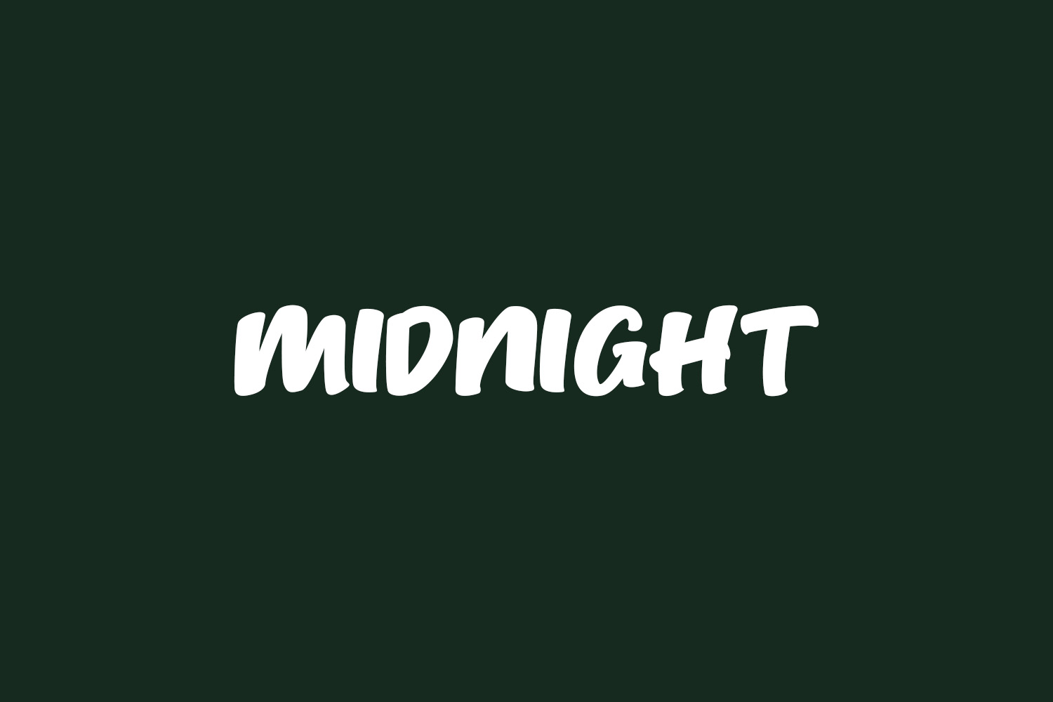 Midnight Free Font