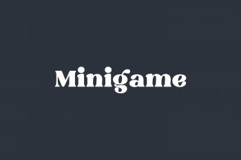 Minigame Free Font