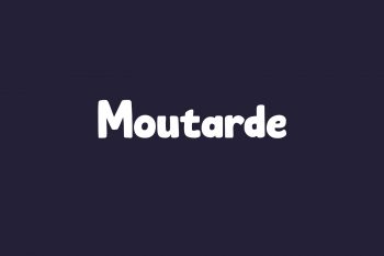Moutarde Free Font