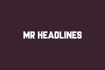 Mr Headlines Free Font