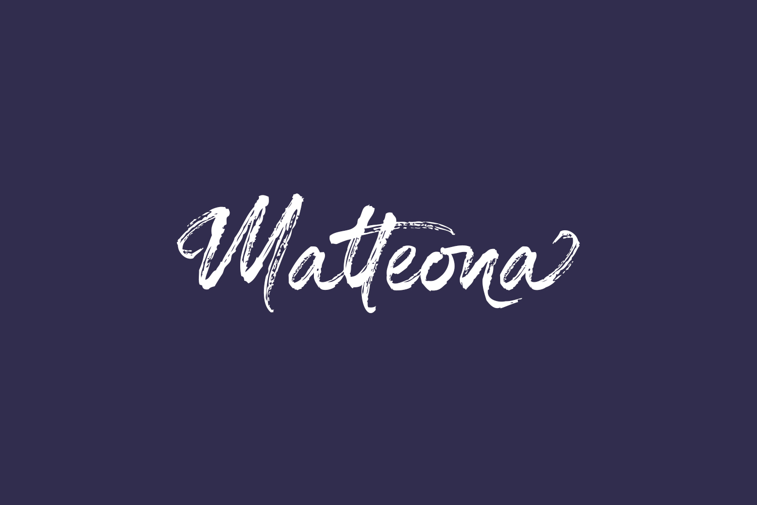Matteona Free Font