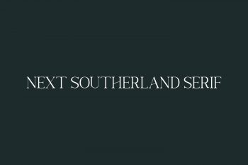 Next Southerland Serif Free Font