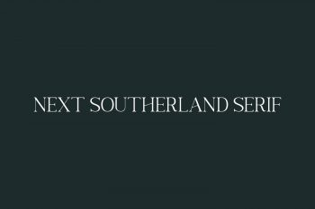 Next Southerland Serif Free Font