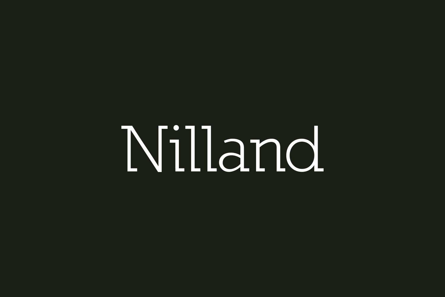 Nilland Free Font