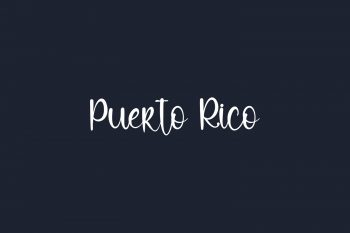 Puerto Rico Free Font