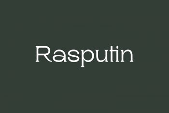 Rasputin Free Font