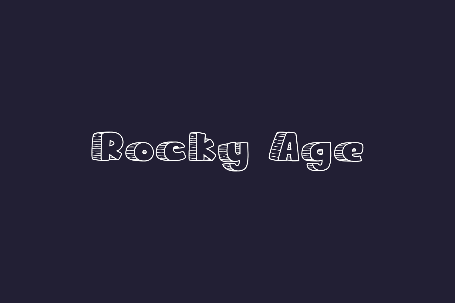 Rocky Age Free Font