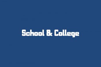 School & College Free Font