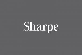 Sharpe Free Font