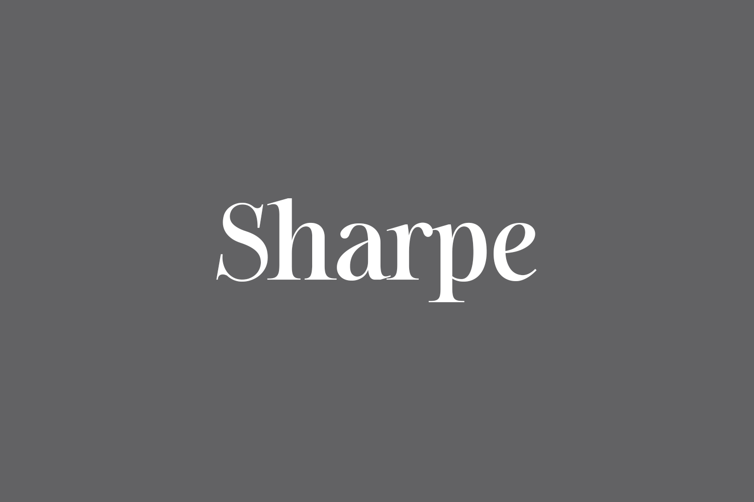 Sharpe Free Font