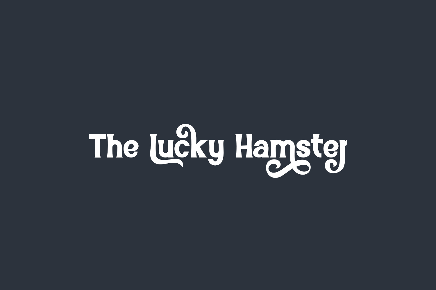 The Lucky Hamster Free Font