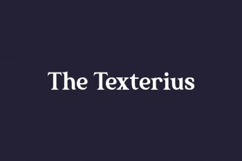 The Texterius Free Font