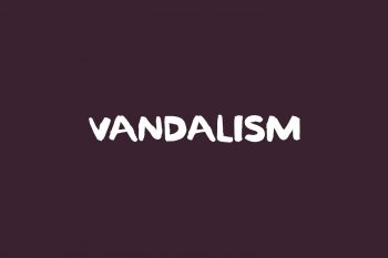 Vandalism Free Font