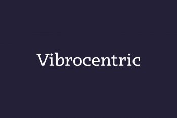 Vibrocentric Free Font