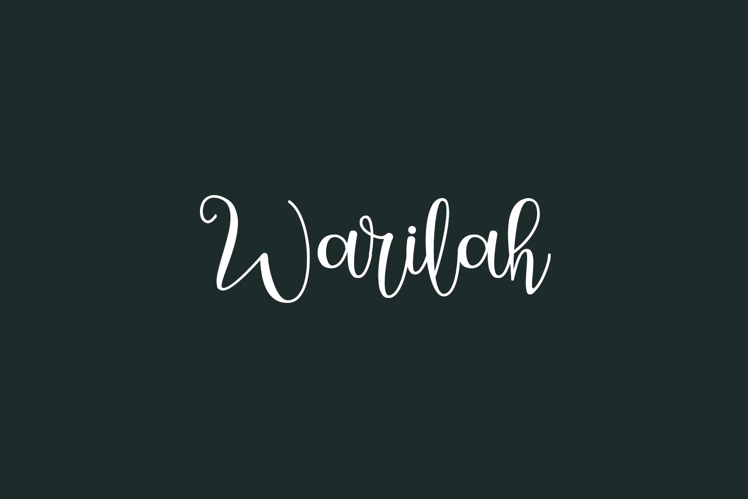 Warilah Free Font