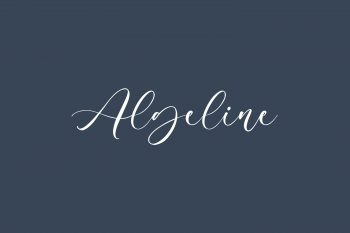Algeline Free Font