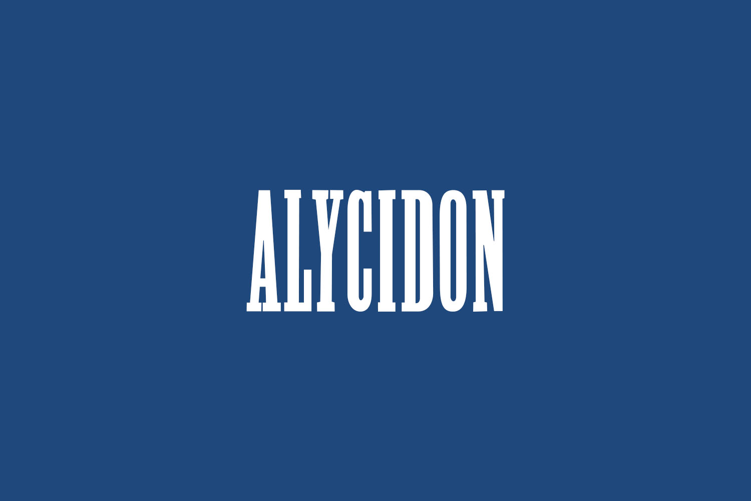 Alycidon Free Font